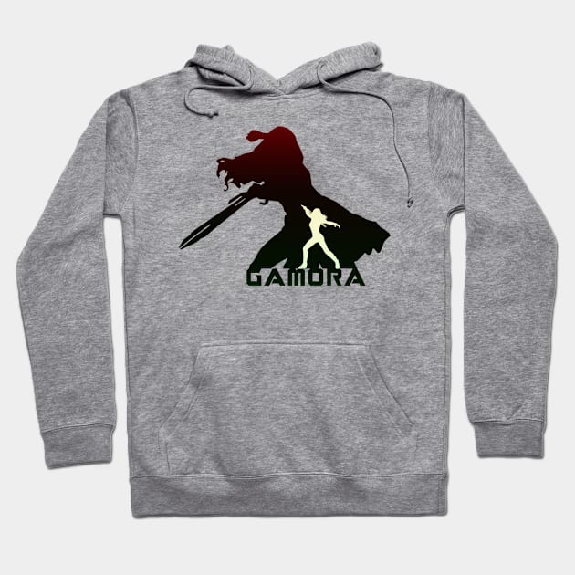 Gamora gradient (alt) Hoodie by Thisepisodeisabout